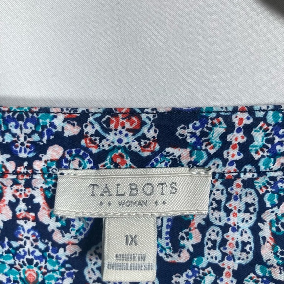 Talbots Multicolor Patterned Blouse - Picture 3 of 11